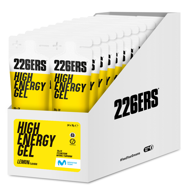 Гель 226ERS High Energy 50г углеводов лимон 76г 24шт/уп 1824г фото 