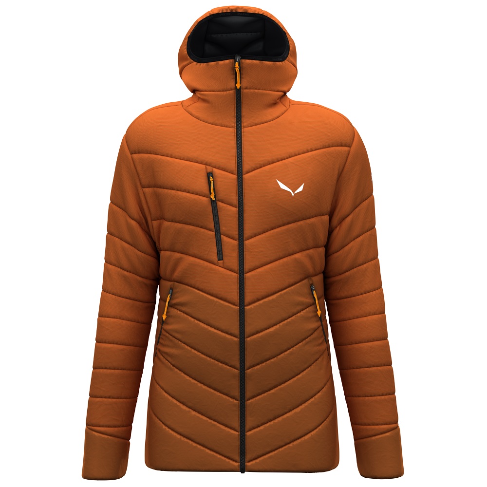 Куртка Salewa ORTLES MEDIUM 2 DWN M JKT 27161 4170 мужская, размер 46/S, оранжевая фото 