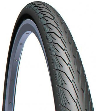 Покрышка 26x1.75x2.00 (47-559) Rubena (Mitas) FLASH V66 Classic, (LW)(ST)(RS) черная фото 