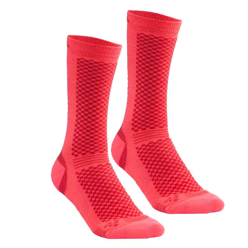 Носки Craft Warm Mid 2-Pack Sock,красные, р. 40-42 фото 