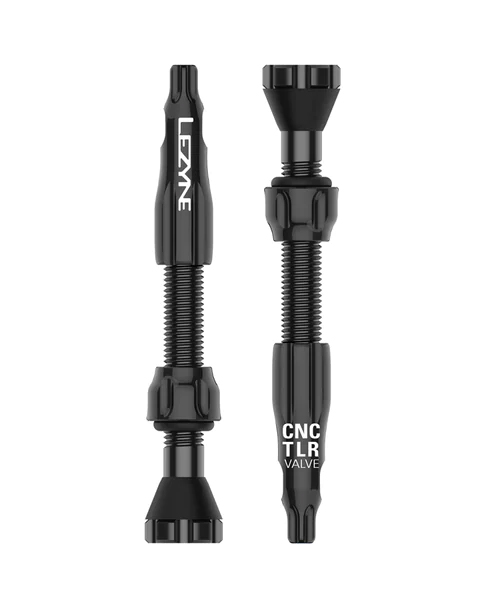 Ниппель для бескамерки Lezyne CNC TLR VALVE 44 мм, черный фото 