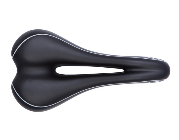Сідло Cycle GSD-276 Sport Unisex, Cro-Mo rail, чорне фото 