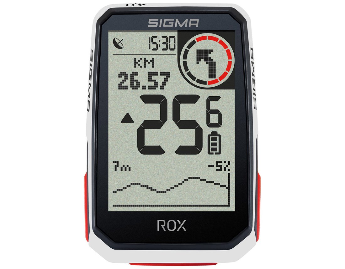 Велокомпьютер Sigma Sport ROX 4.0 White фото 1