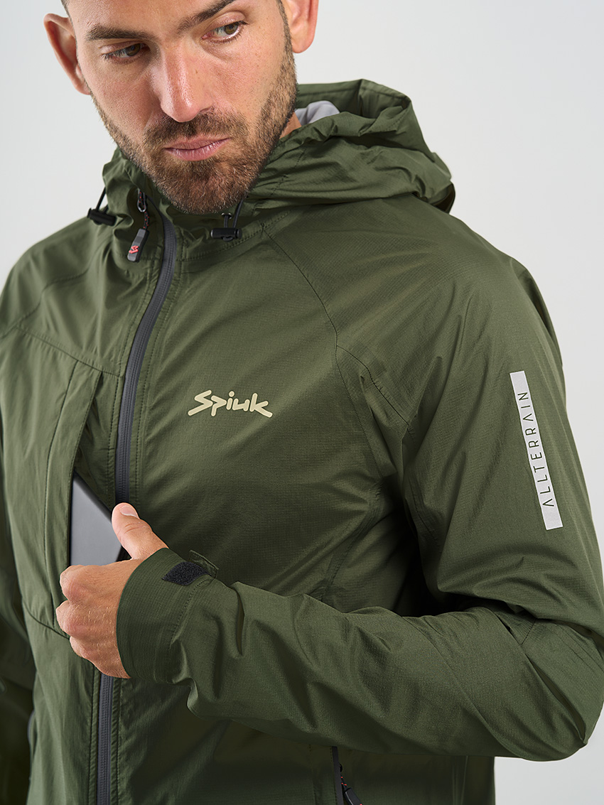 Куртка Spiuk All Terrain Waterproof чоловіча зелена S фото 4