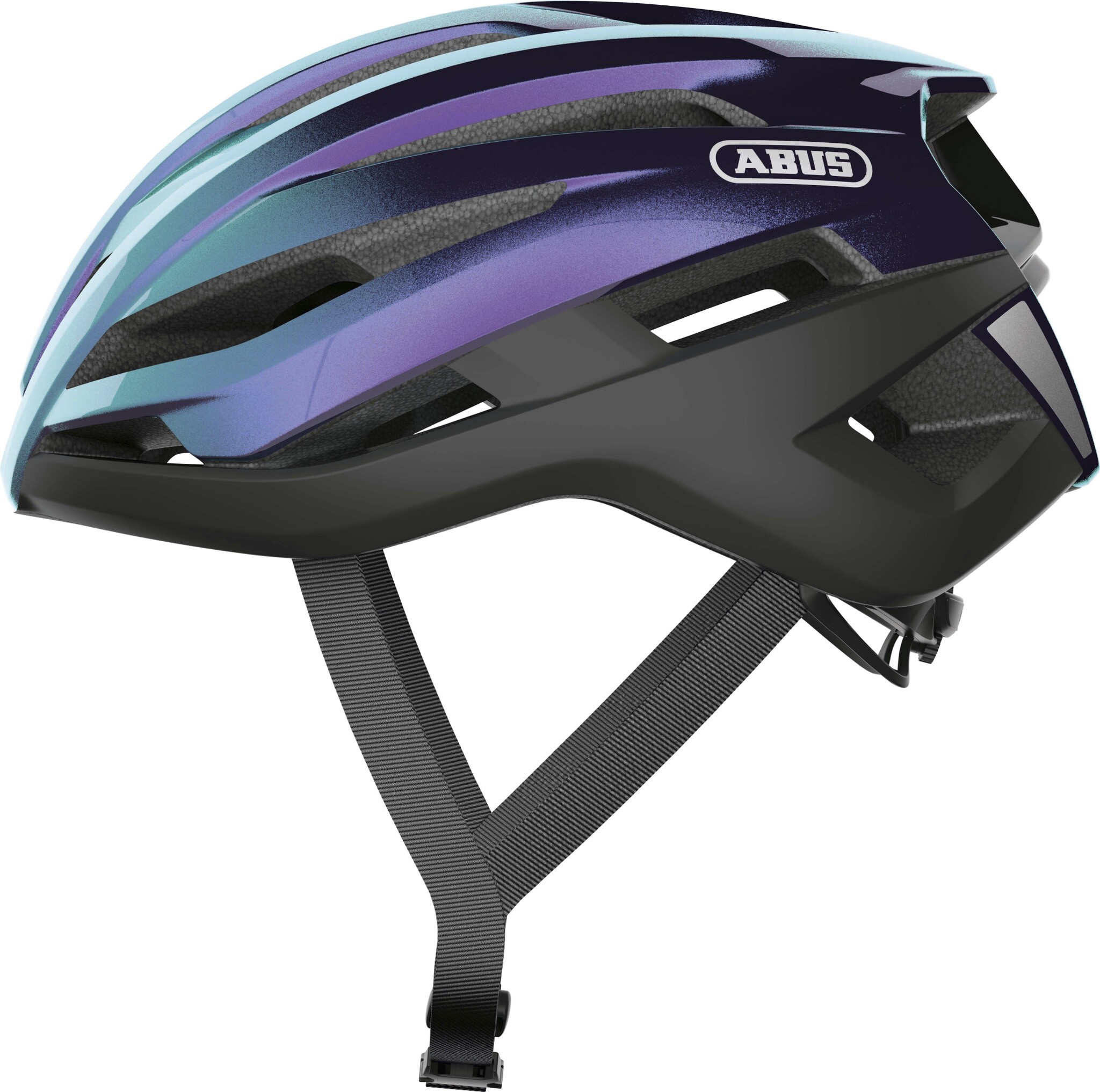 Шлем ABUS STORMCHASER, размер S (51-55 см), Flipflop Purple, фиолетово-черный фото 