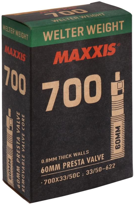 Камера 700x33/50 Maxxis WELTER WEIGHT, FV 60 mm фото 