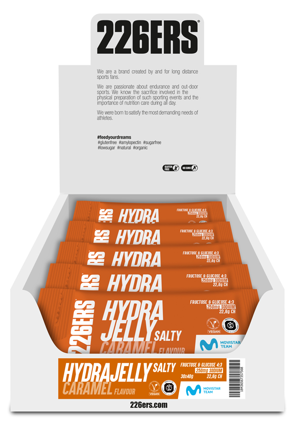 Батончик-желе 226ERS Hydrajelly соленая карамель 40г 30шт/уп 1200г фото 
