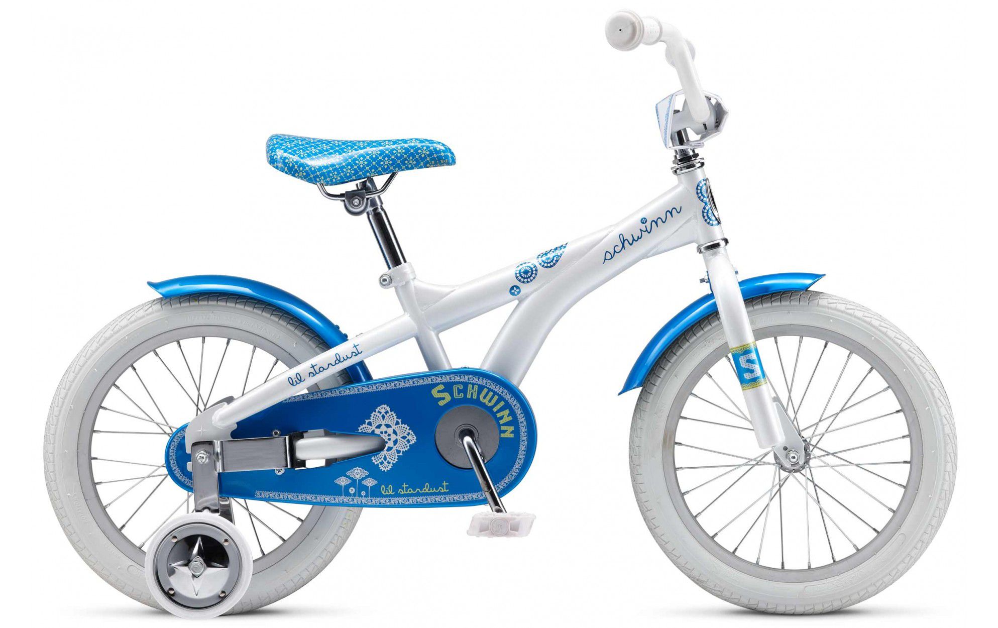 Велосипед 16" Schwinn Lil Stardust girls white-blue 2013 фото 