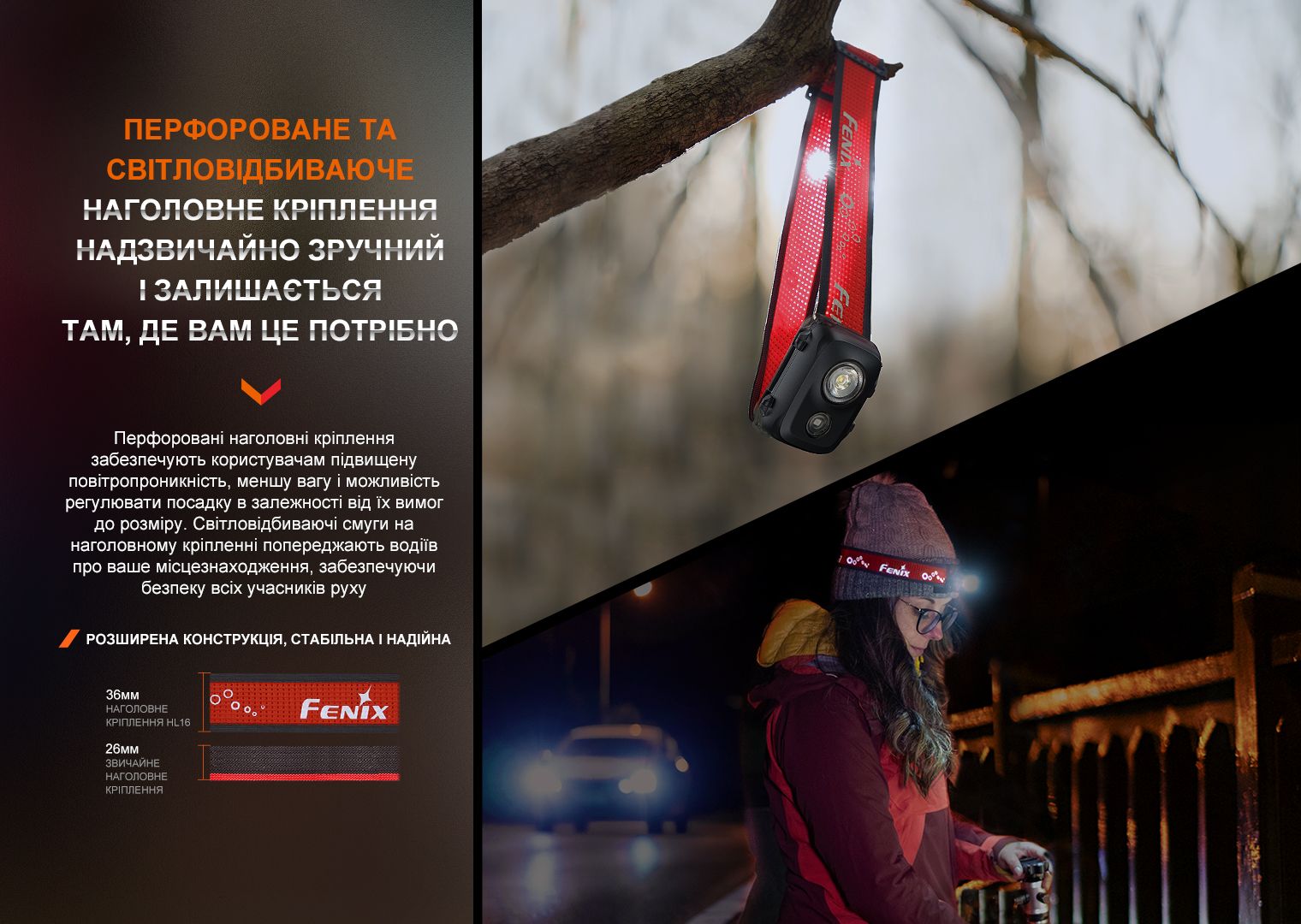 Ліхтар налобний Fenix HL16 AAA, світло-зелений фото 5