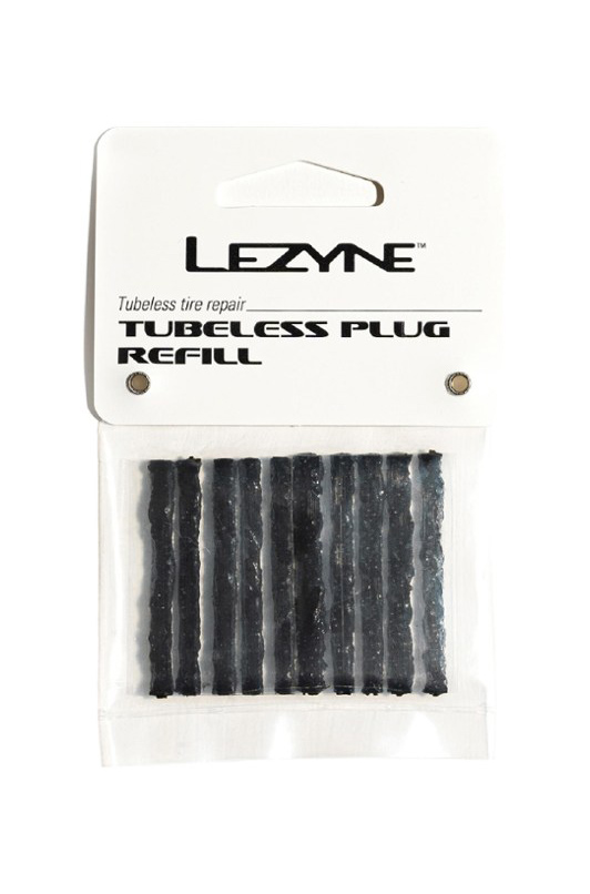 Ремкомплект для бескамерок Lezyne TUBELESS PLUG RERILL-20 черный