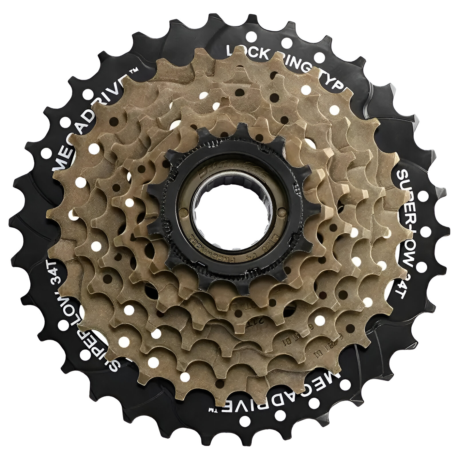 Трещотка инд. SUN RACE M300 7-k 13-34T Brown+Black фото 