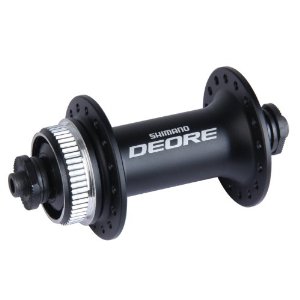 Втулка пер. Shimano HB-M615-L DEORE 32H, 108мм ось, Center Lock, QR 133мм в комплекте, black фото 