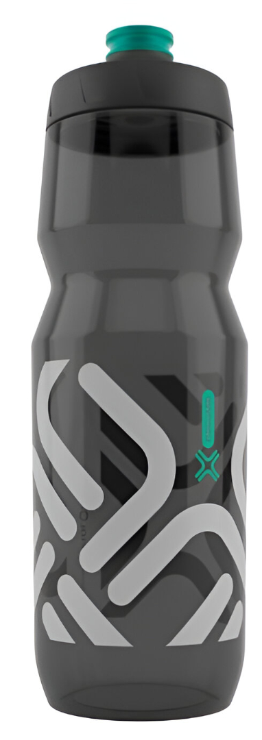 Фляга 0,75 Fidlock FIDGUARD BOTTLE 750 ANTIBACTERIAL, антибактериальная, прозрачный/черный/серый фото 