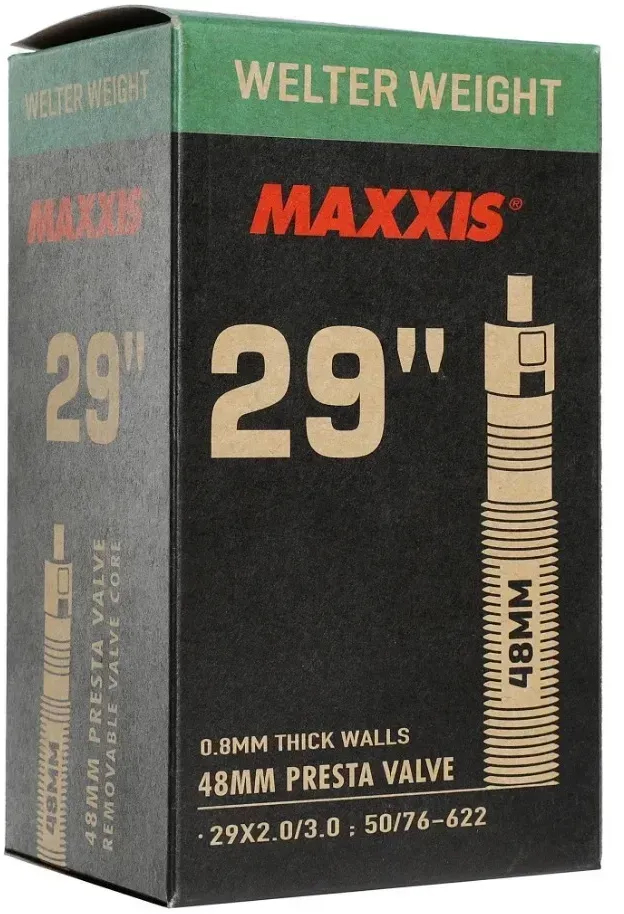 Камера 29x2.0/3.0 Maxxis WELTER WEIGHT, FV 48 mm фото 