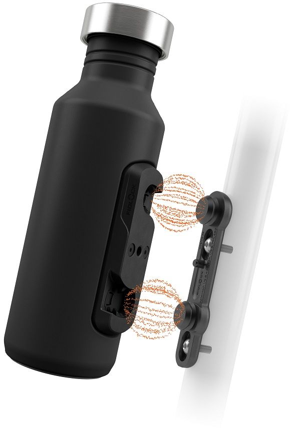 Фляга 0,6 Fidlock TWIST STEEL BOTTLE 600 + BIKE BASE, Black фото 