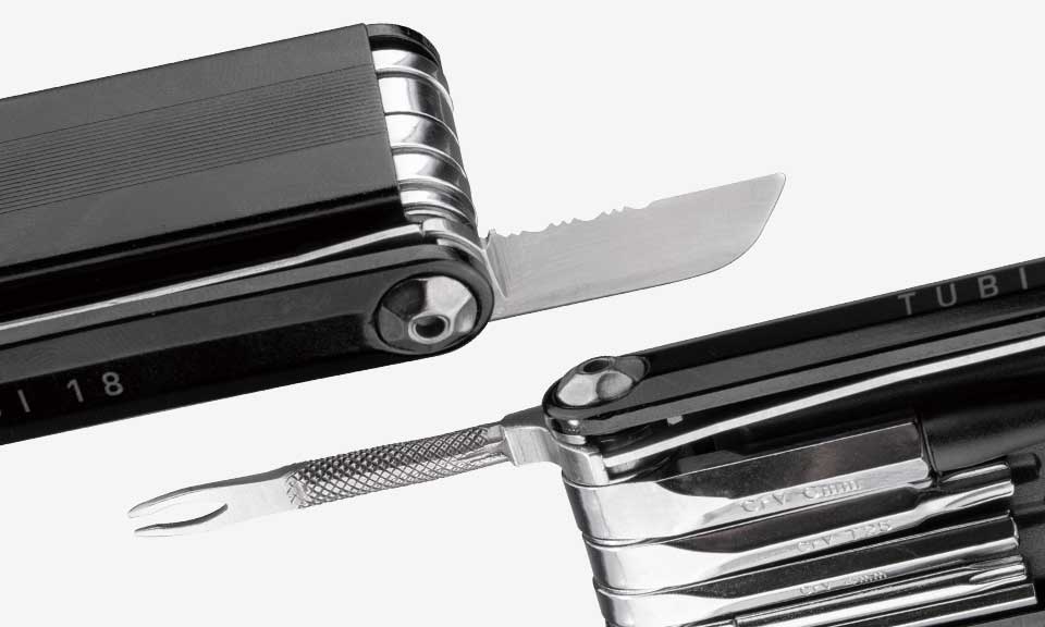 Мультитул Topeak TUBI 18, 18 інструментів, чорний фото 8