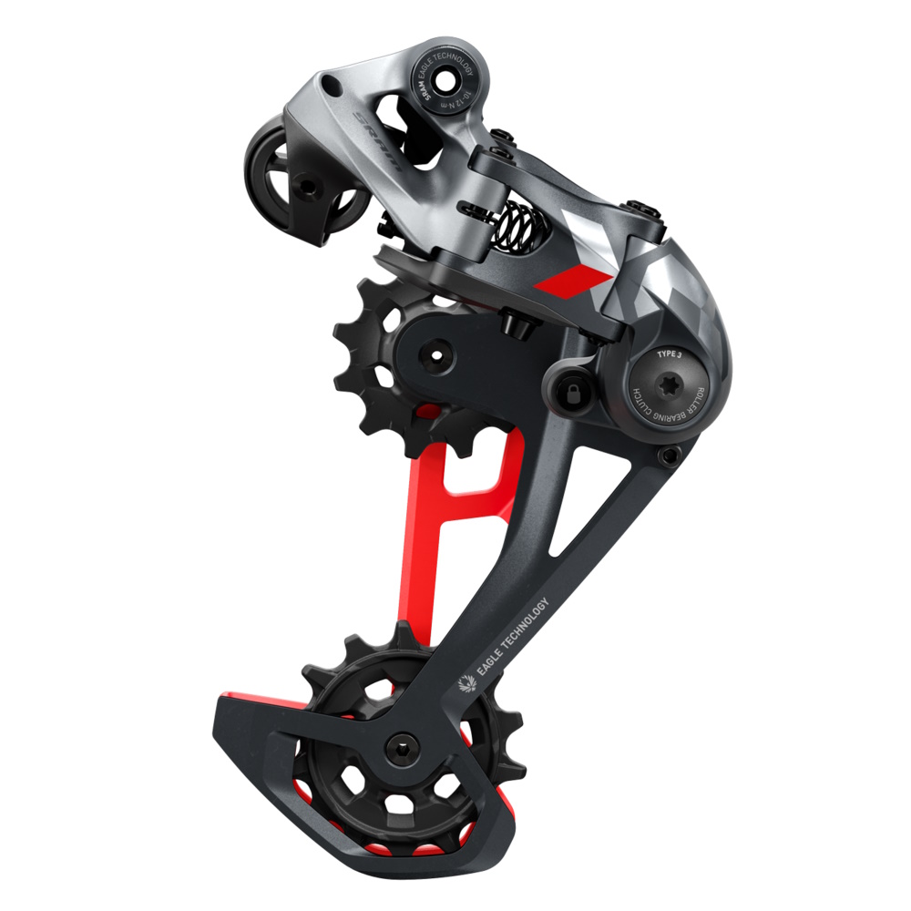 Переключатель задн. Sram X01 Eagle Red, 12-ск, макс. 52T фото 