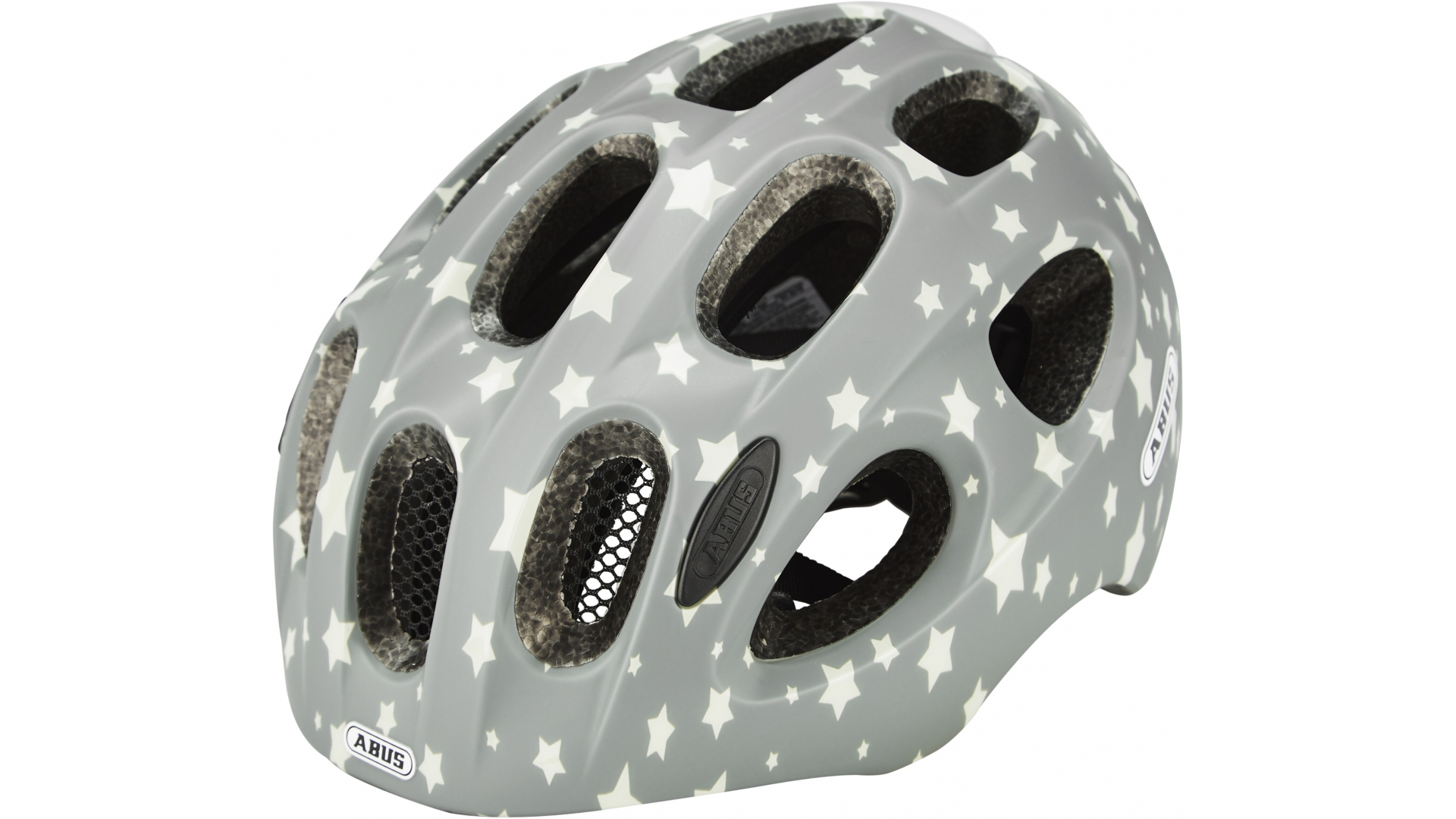 Шлем детский ABUS YOUN-I 2.0, размер S, Grey Star, серо-бежевый фото 