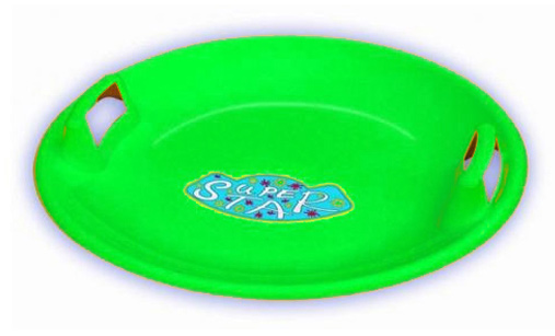 Ледянка-диск PLAST KON SUPER STAR зелен. фото 
