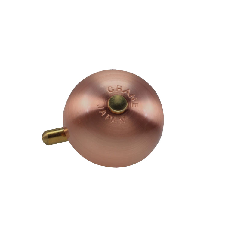 Звонок CRANE Mini Karen, Brushed Copper, 45 мм, латунь, зажим фото 2