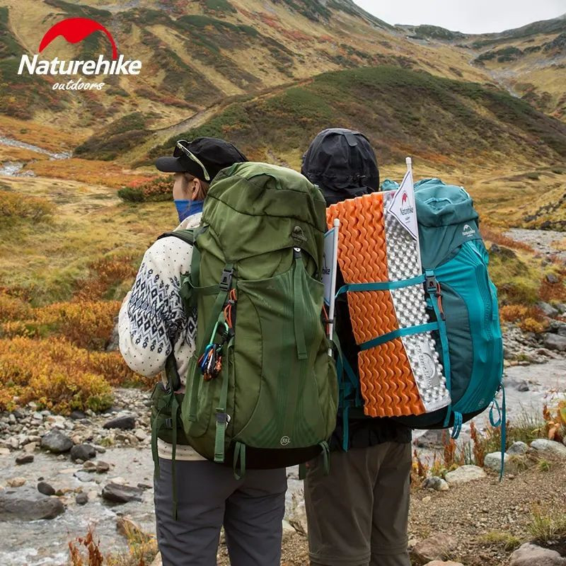 Рюкзак Naturehike NH16Y020-Q, 55 л, голубой фото 6