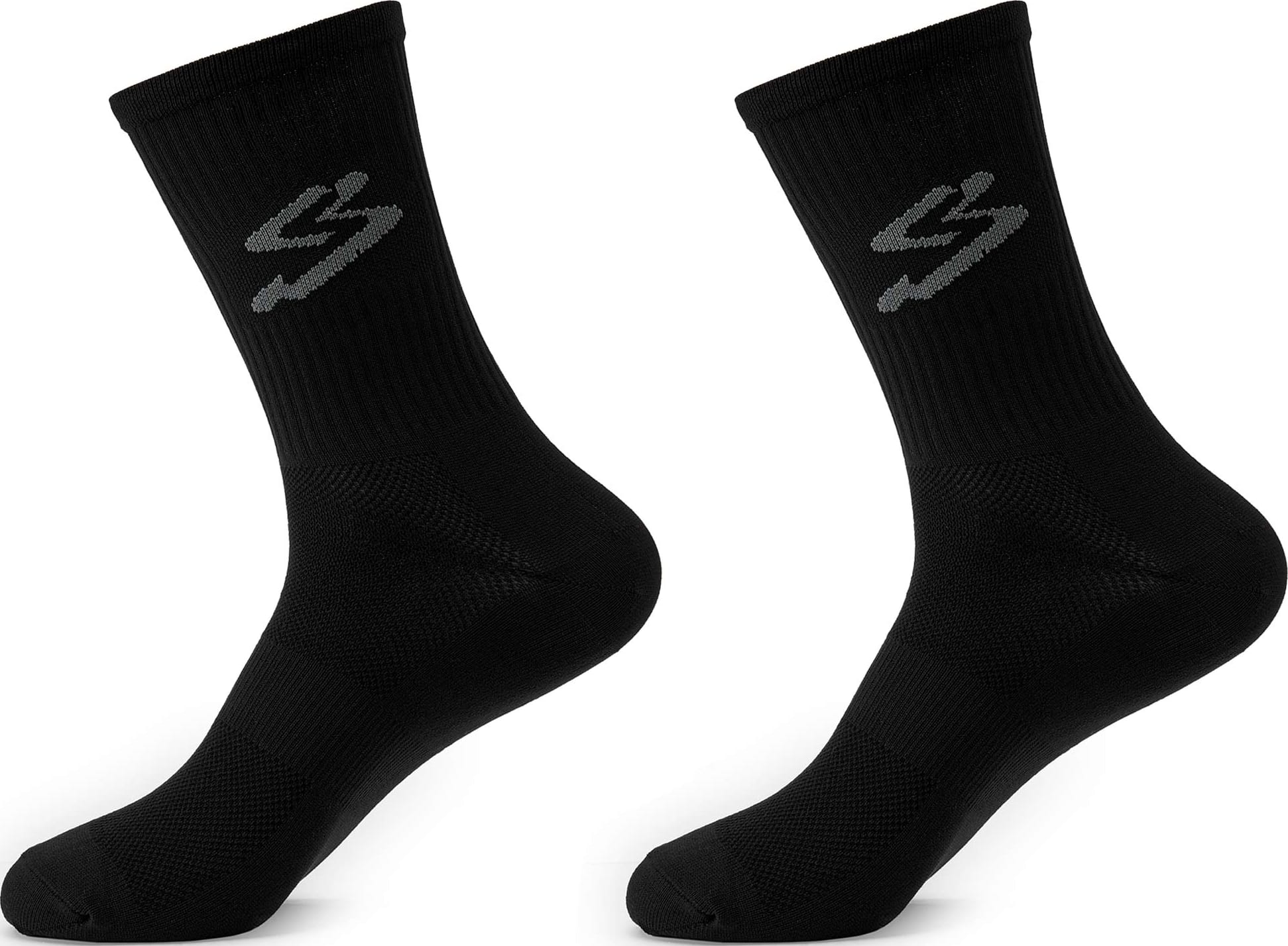 Шкарпетки Spiuk Top Ten Long чорні р 44-46 (2 пари в упаковці) фото 