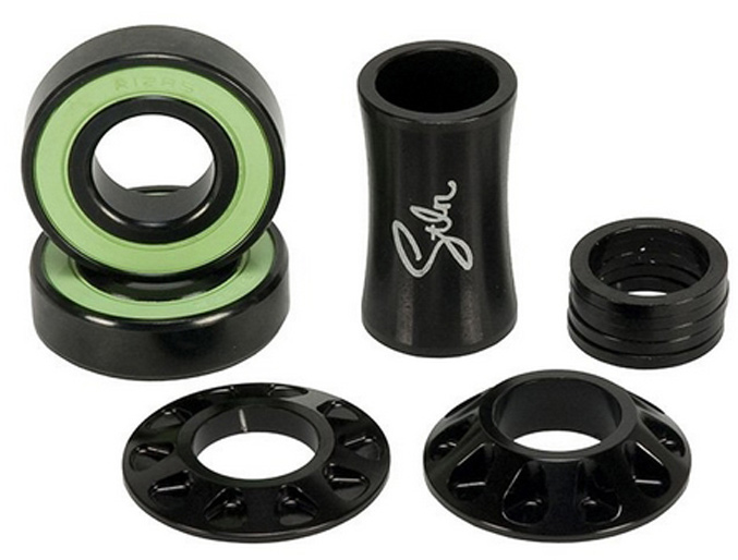Каретка Stolen REVOLVER MID SEALED BOTTOM BRACKET, 19mm, черный фото 