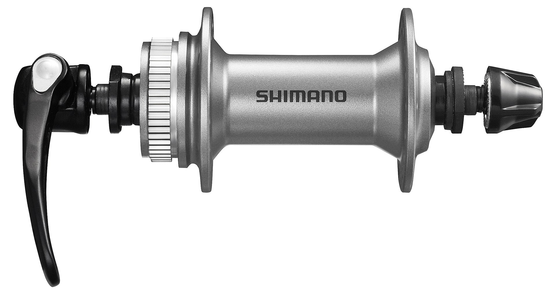 Втулка пер. Shimano HB-M4050 32H, ось 108мм, Center Lock, QR 133мм silver фото 