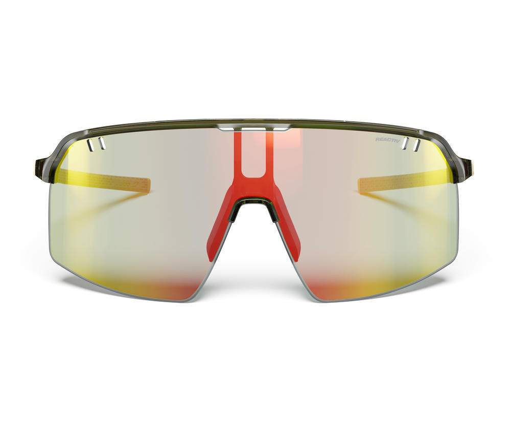 Очки Julbo INTENSITY REACTIV PERFOMANCE 1-3 LIGHT AMPLIFIER, хаки-бежевые, фотохромная линза фото 3