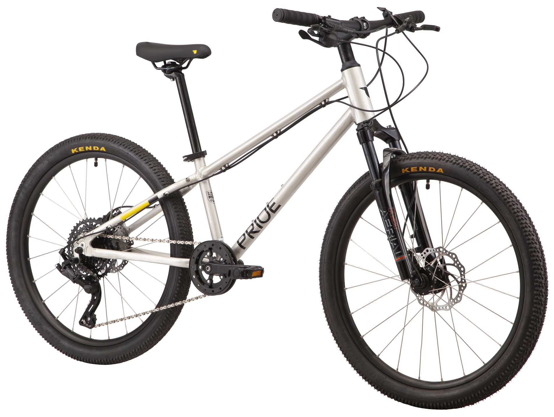 Велосипед 24" Pride GLIDER 4.3 RAW ALL/YELLOW A3 фото 2
