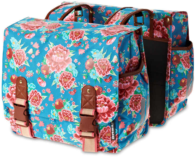 Сумка-штаны на/баг Basil BLOOM-DOUBLE BAG 35л. diva blue фото 