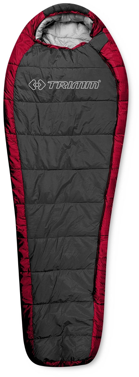 Спальный мешок Trimm HIGHLANDER red/dark grey, размер 195 R, красный фото 