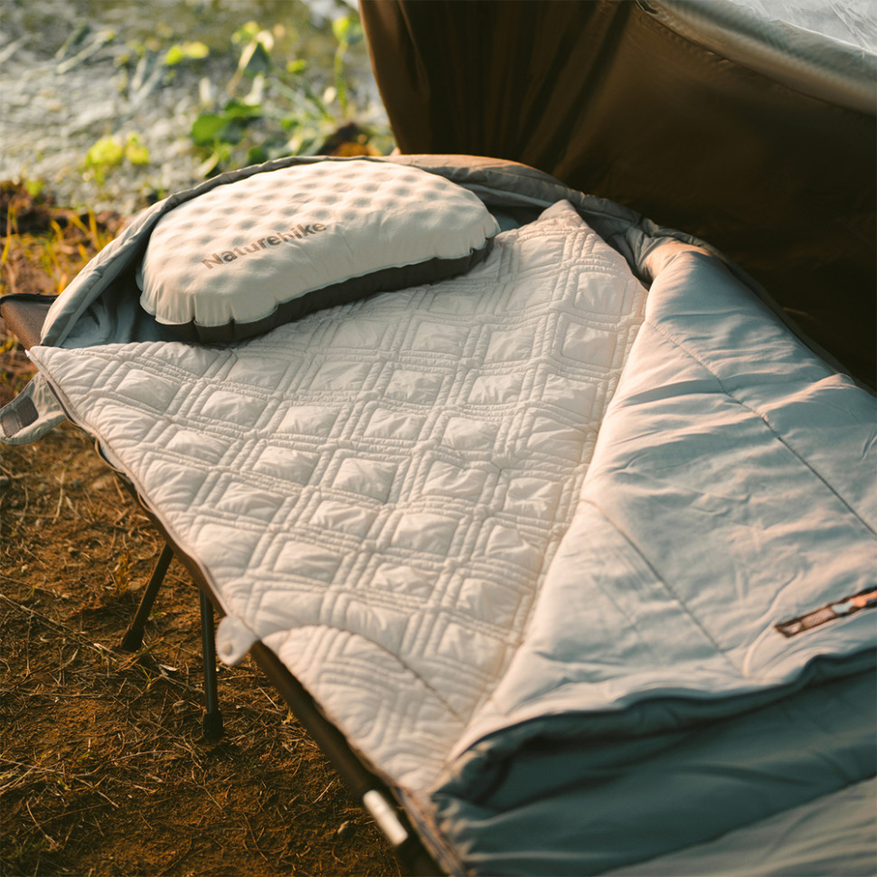 Ковдра з підігрівом Naturehike CNK2450PJ015, 95х190 см, бежева фото 3