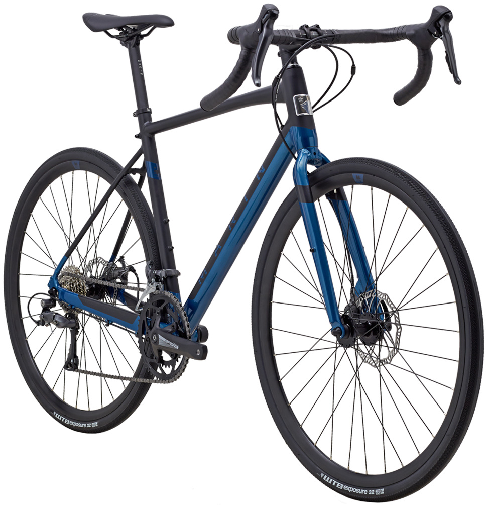 Велосипед 28" Marin GESTALT рама - 56см 2022 Gloss Black/Blue фото 2