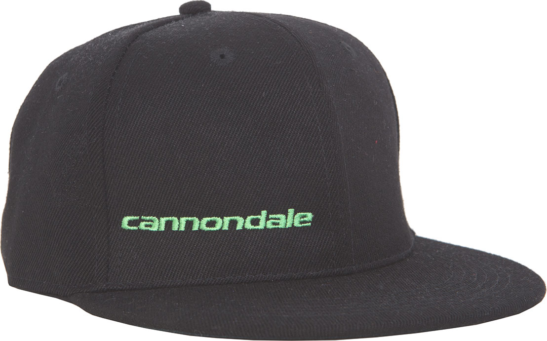 Кепка мужская Cannondale черного цвета с шрифтовым логотипом