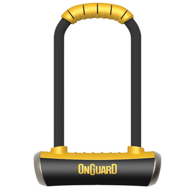 Замок U-образний ONGUARD PITBULL Mini LS розмір скоби 90 x 240мм, товщина 14 мм, поворотний кріплення на раму, 5 ключів фото 