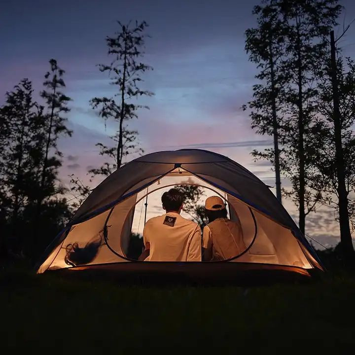 Палатка трехместная Naturehike CNK2300ZP024, коричневая фото 2