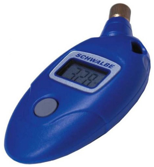 Манометр электронный Schwalbe Airmax Pro Pressure Gauge до 11 bar AV +Presta фото 