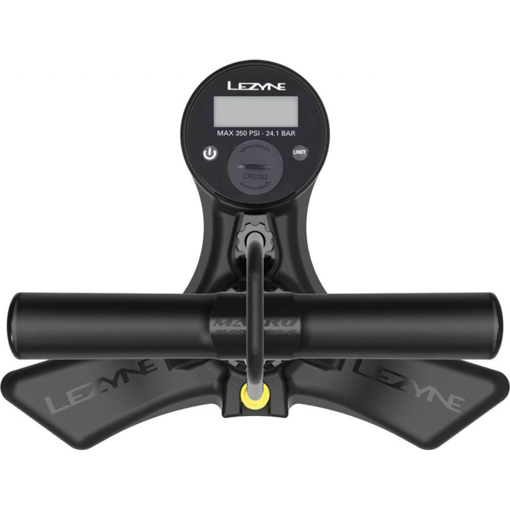 Насос напольный Lezyne MACRO FLOOR DRIVE DV, стальной с манометром, 220psi, FV/AV/DV, черный фото 2