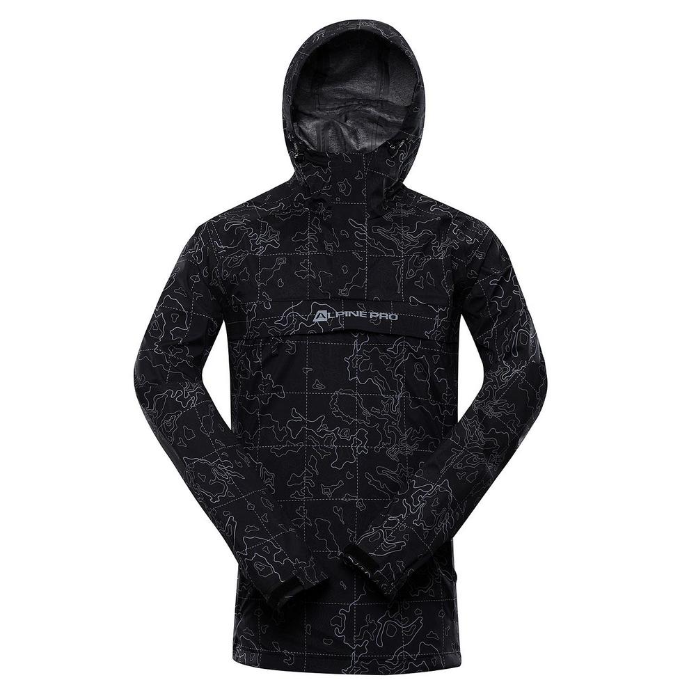 Куртка Alpine Pro PADRIG MJCT460 990PB чоловіча, розмір S, чорна фото 