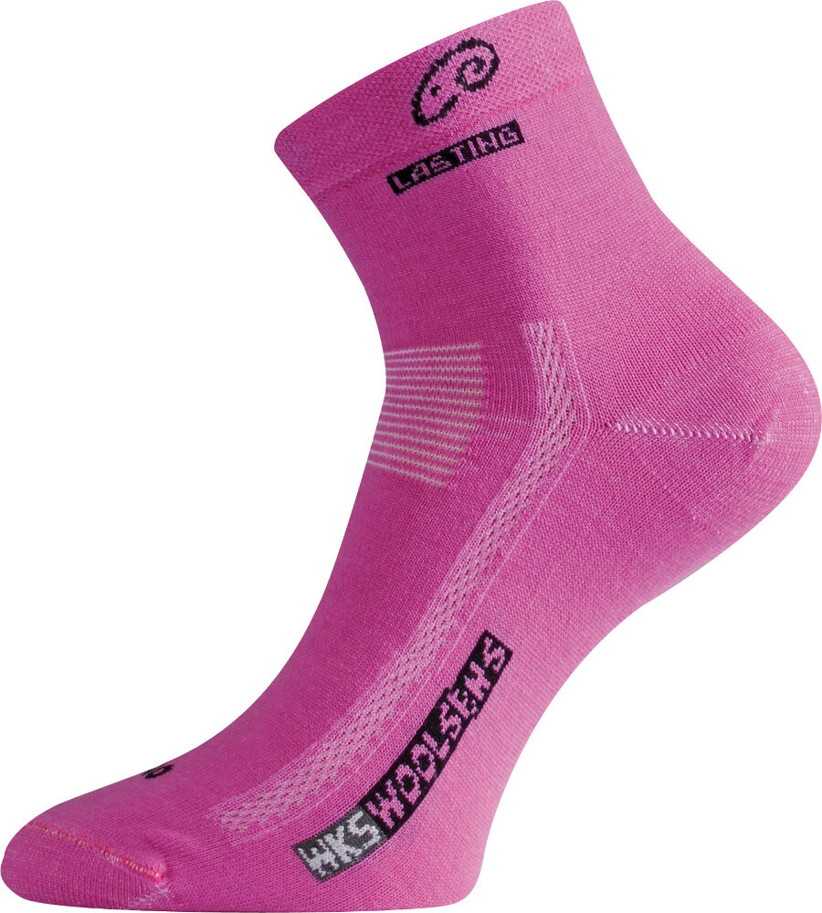 Термошкарпетки Lasting трекінг WKS 499, розмір M, рожеві фото 