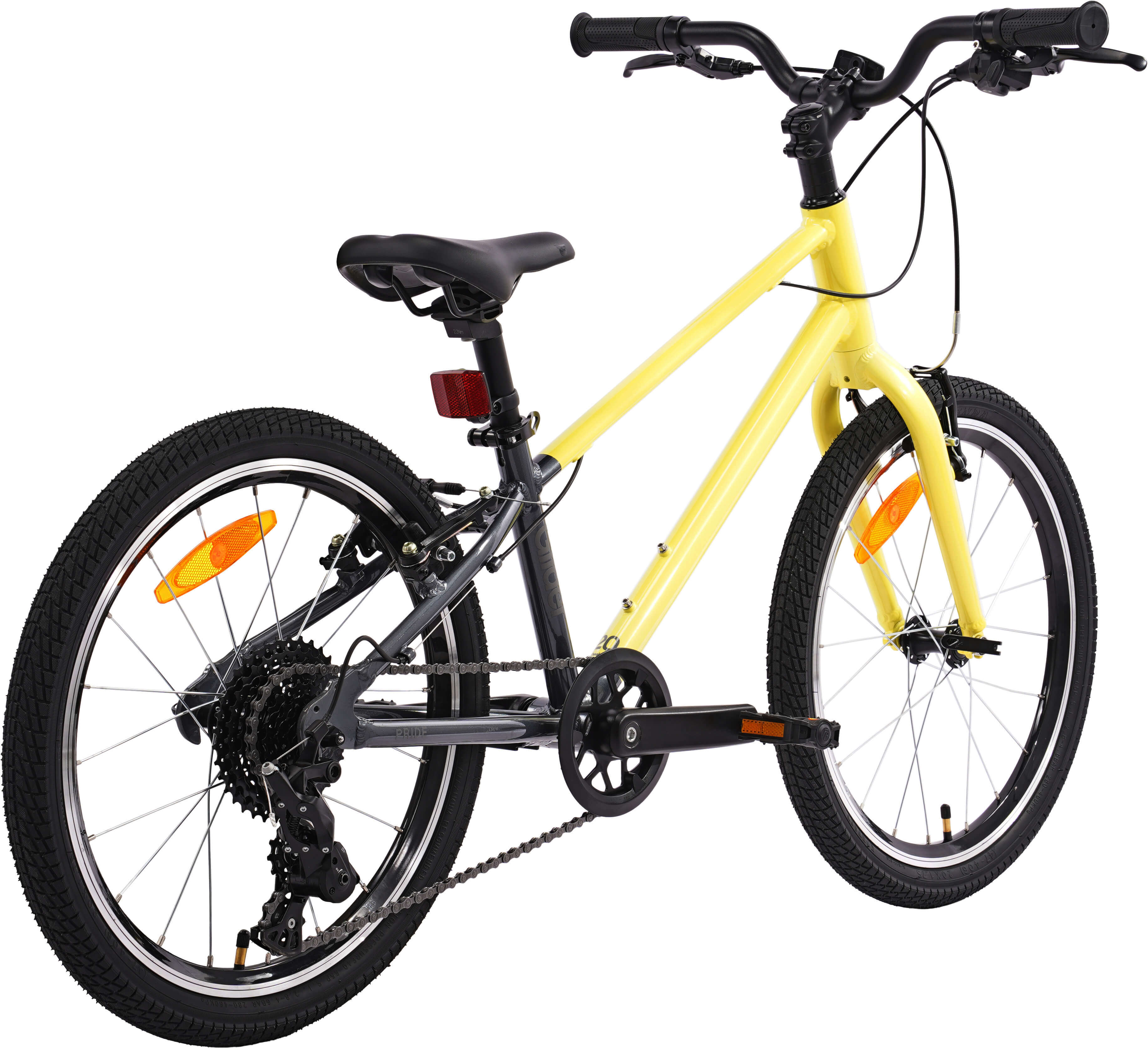Велосипед 20" Pride GLIDER 2.2 жовтий B6 фото 3
