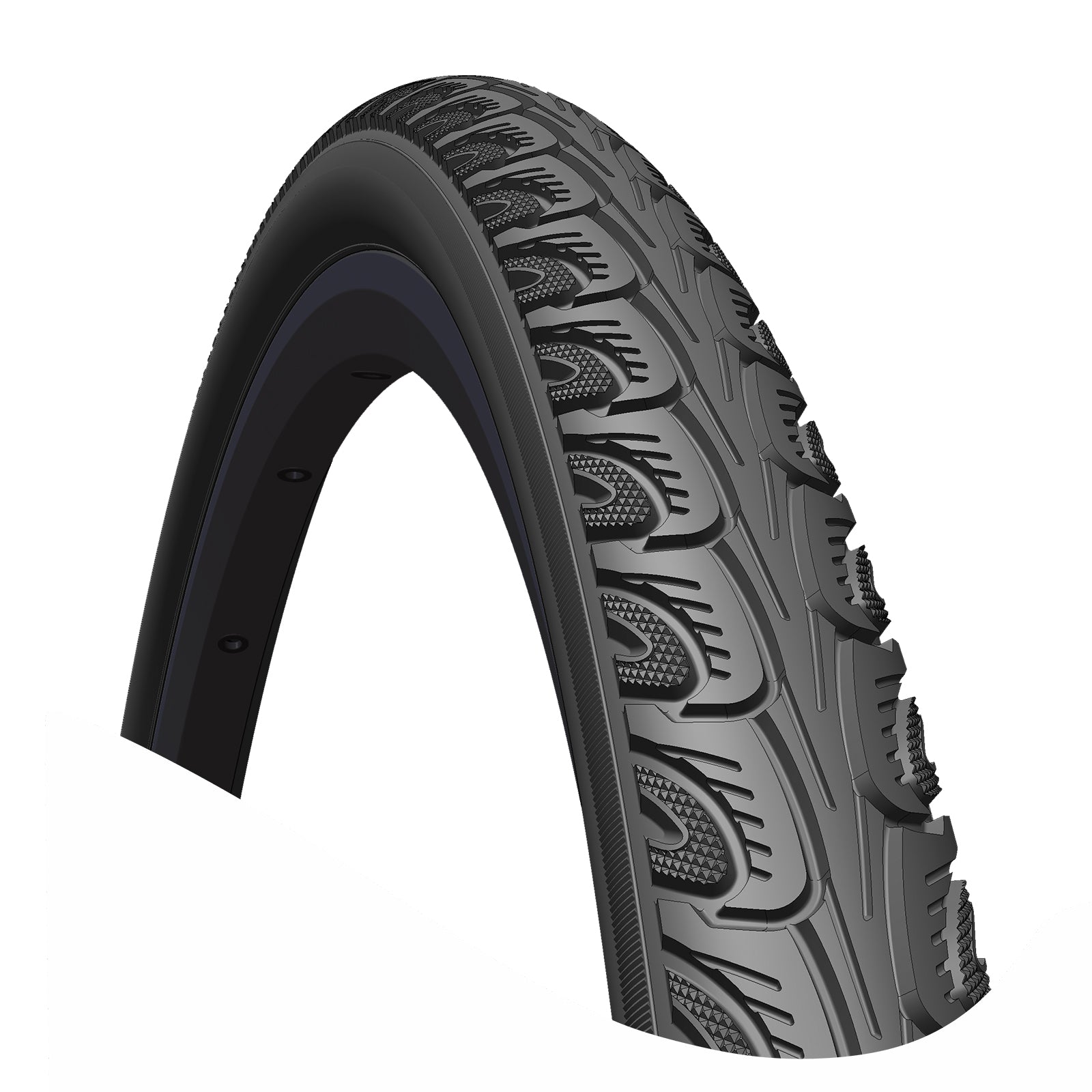 Покрышка 700x35C (37-622) Rubena (Mitas) HOOK V69 Classic, (STA)+(RS) черная фото 