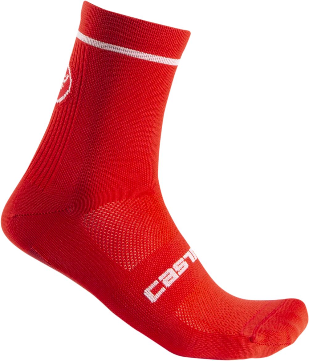 Шкарпетки Castelli Entrata 13, червоні, р 36-39 S/M фото 