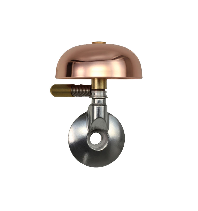 Звонок CRANE Mini Karen, Copper, 45 мм, латунь, топкеп фото 