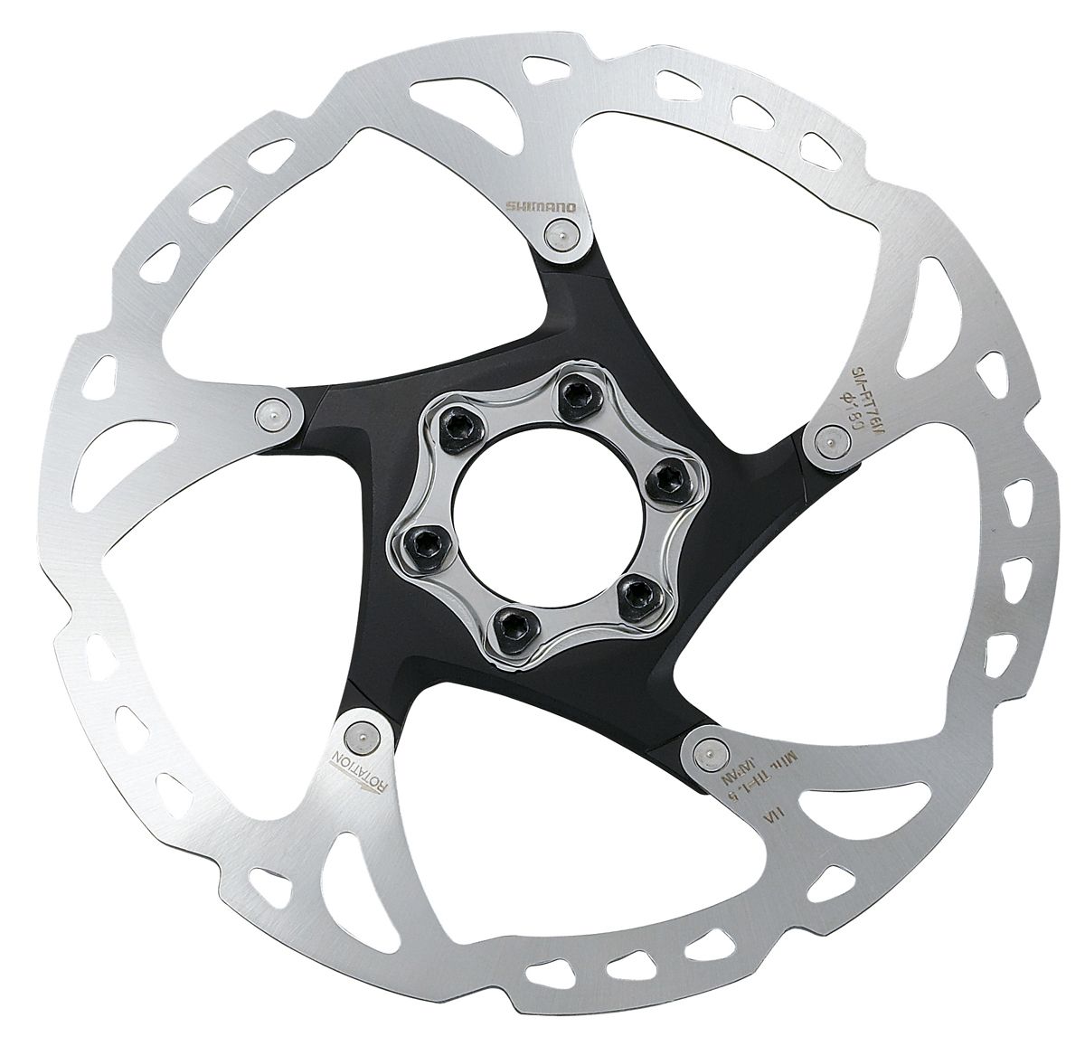 Ротор Shimano SM-RT76-S, 160мм, 6 болтов фото 