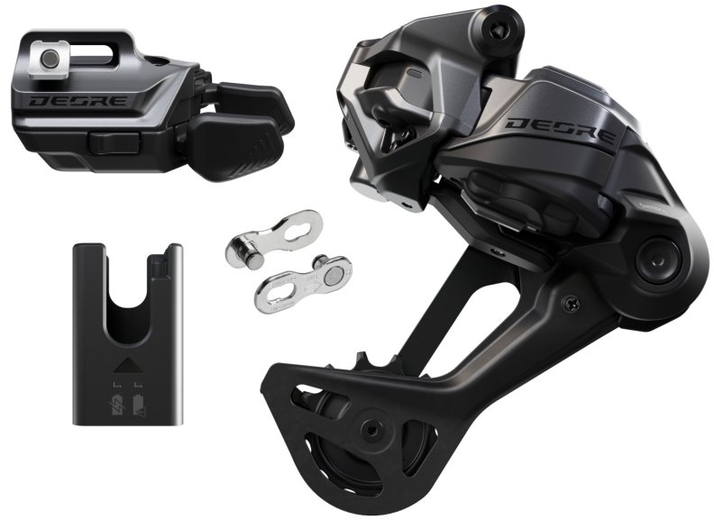 Комплект Shimano M6250 Di2 DEORE Upgrade Kit (перемикач, шифтер I-Spec EV, акумулятор, зарядка) фото 