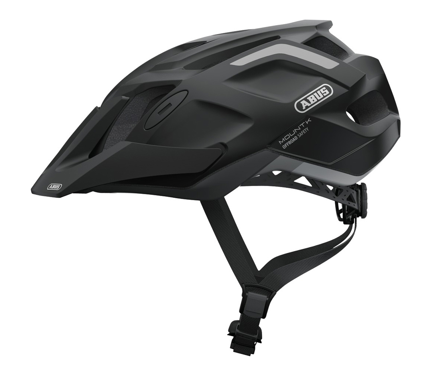 Шлем ABUS MOUNTK 2.0, размер L (58-62 см), Deep Black, черный