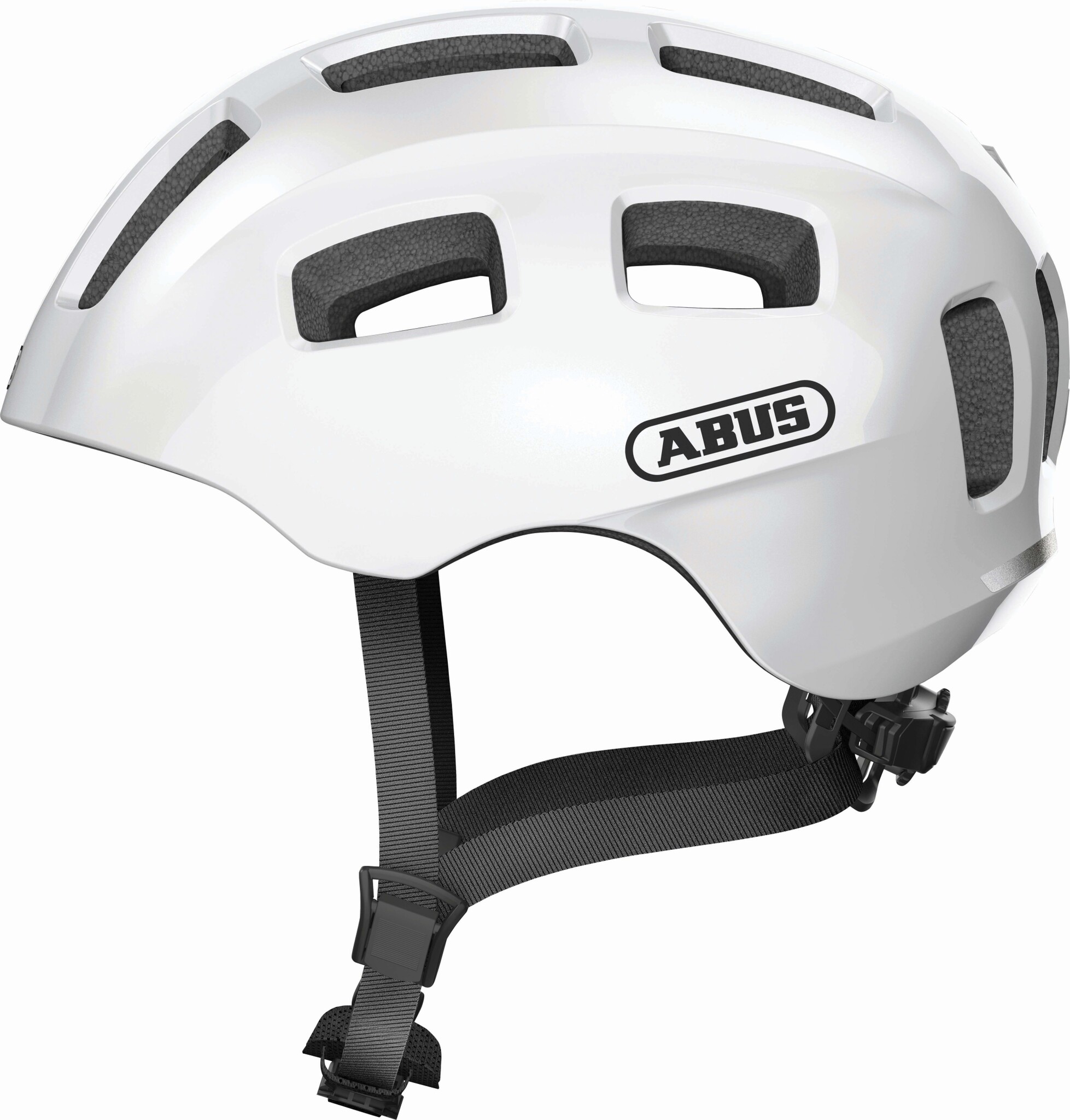Велошолом дитячий ABUS YOUN-I 2.0 Pearl White M фото 
