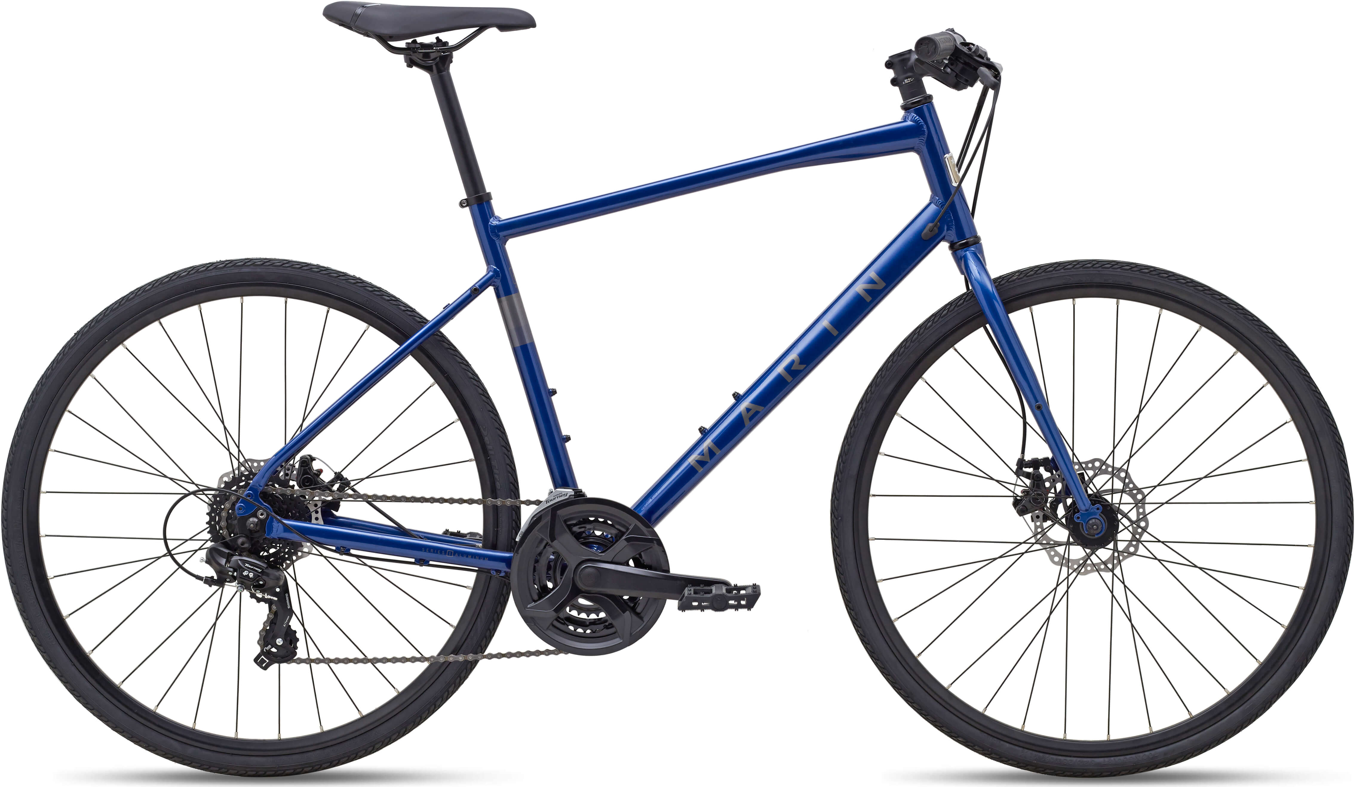 Велосипед 28" Marin Fairfax 1 рама - M 2024 Gloss Blue/Grey фото 